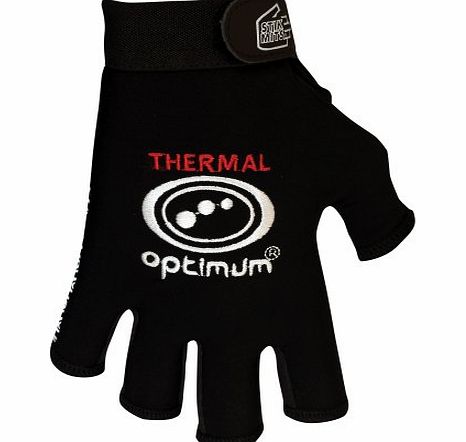 Optimum Boys Stik Mit Thermal Rugby Gloves - Black, X-Small