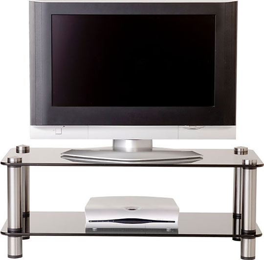 Optimum AV20SL Slimline Glass TV Stand - Matt