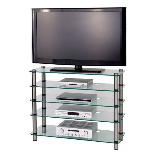 Optimum International Optimum AV500SL Slimline Glass TV Stand -