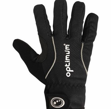 Optimum Mens Cycling Winter Gloves - Black, Large