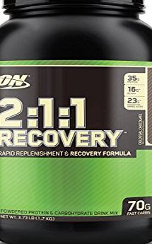 Optimum Nutrition 2:1:1 Replenishment and Recovery Powder Chocolate 1.695kg