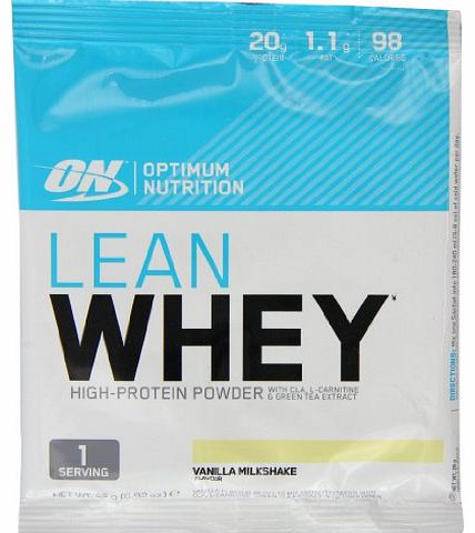 Optimum Nutrition 26g Vanilla Lean Whey - Pack of 24 Sachets