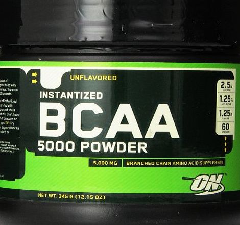 Optimum Nutrition Instantized BCAA 5000 Powder Unflavored - 345 g