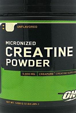 Optimum Nutrition Micronized Creatine Powder Unflavored - 1200 g (2.64 lbs)