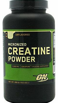 Optimum Nutrition Micronized Creatine Powder Unflavored - 300 g (10.5 oz)