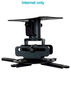 Universal Black Projector Ceiling Mount