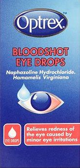 Optrex, 2041[^]10033237 Bloodshot Eye Drops - 10 ml 10033237