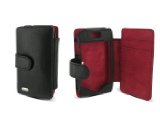 ORA Napa Leather Wallet Case for Apple iPhone 3G (With Alcantara lining)