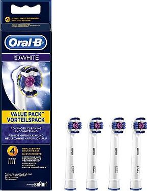 Oral B, 2041[^]10067135 Oral-B 3D White Electric Toothbrush Heads - 4