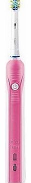 Oral B Oral-B Pink 600 Electric Toothbrush Gift Set