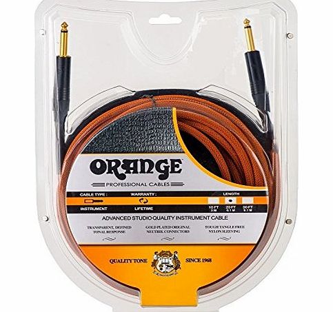 Orange Amps Orange 20 ft Instrument Cable Woven