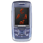 Samsung E250 Mobile Phone Blue