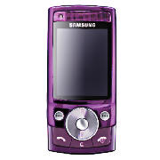 Orange Samsung G600 Mobile Phone Purple