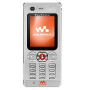 Orange Sony Ericsson W880i Mobile Phone Silver