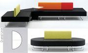 Boundary Upholstery System D-End Unit - From Orangebox