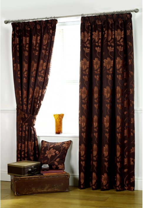 Orchid Copper Lined Curtains