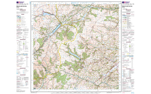 OS Landranger Map 1:50 000 - Bala & Lake Vyrnwy 125