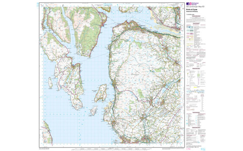 OS Landranger Map 1:50 000 - Firth of Clyde 63