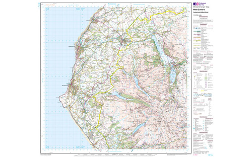 OS Landranger Map 1:50 000 - West Cumbria 89