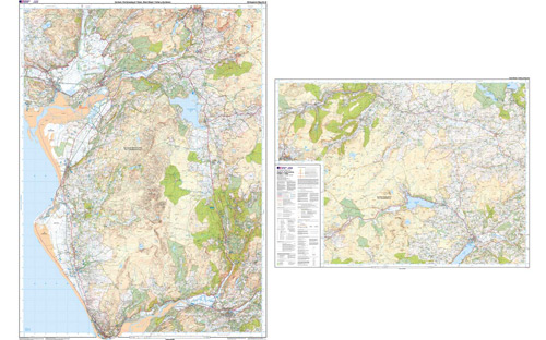 OS Outdoor Leisure Maps 1:25 000 - Harlech Porthmadog & Bala/Y Bala OL18