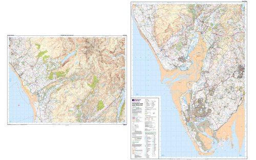 OS Outdoor Leisure Maps 1:25 000 - The English Lake District South West OL6