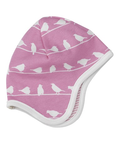 Pink Bird Reversible Reversible Bonnet