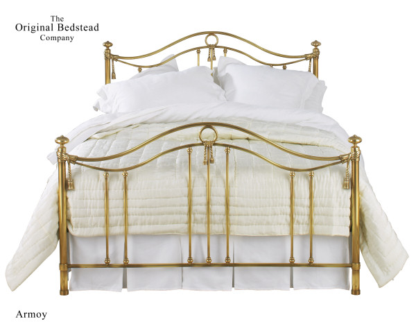 Original Bedsteads Armoy Brass Bed Frame Double 135cm