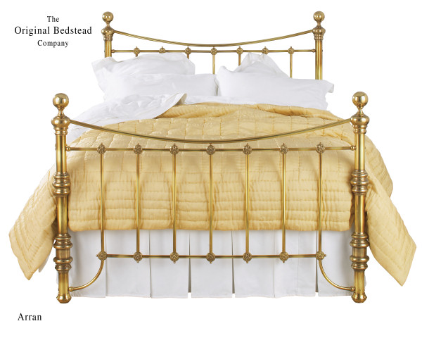 Original Bedsteads Arran Brass Bed Frame Double 135cm