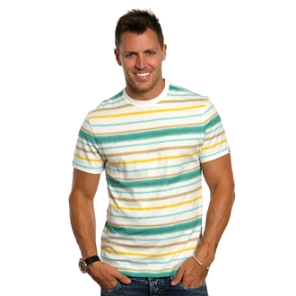 Distress Stripe T-Shirt