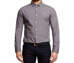 Grey long sleeve cotton shirt