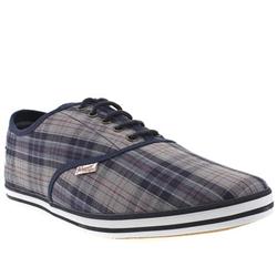 Male Sam Fabric Upper Casual Shoes in Grey and Navy