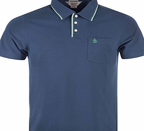 Original Penguin Mens Original Penguin Mens Mearl Polo Shirt in Dark Blue - M