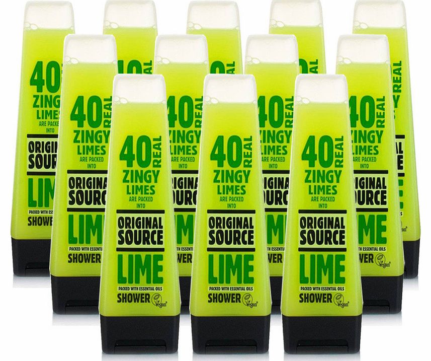 Lime Shower Gel 12 Pack