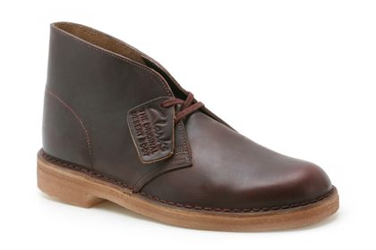 Desert Boot Burgundy Leather