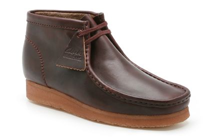 Wallabee Boot Burgundy Leather