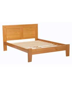 Orion Oak Double Bed - Frame Only