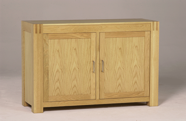Oak Sideboard - 2 Door - New Smaller Model