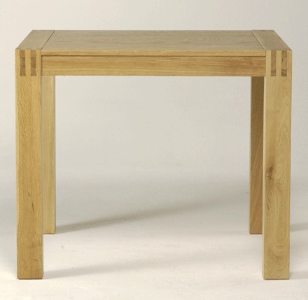 Orly Oak Square Dining Table - 3ft/3ft - 90cms