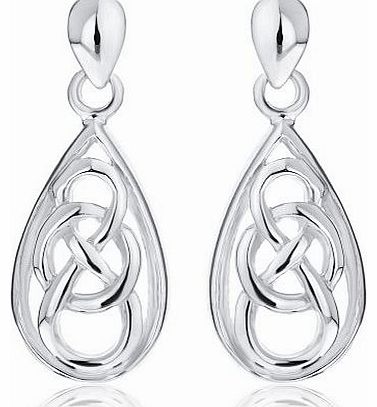 Ornami Celtic Knot Earrings, Silver, Model SE161