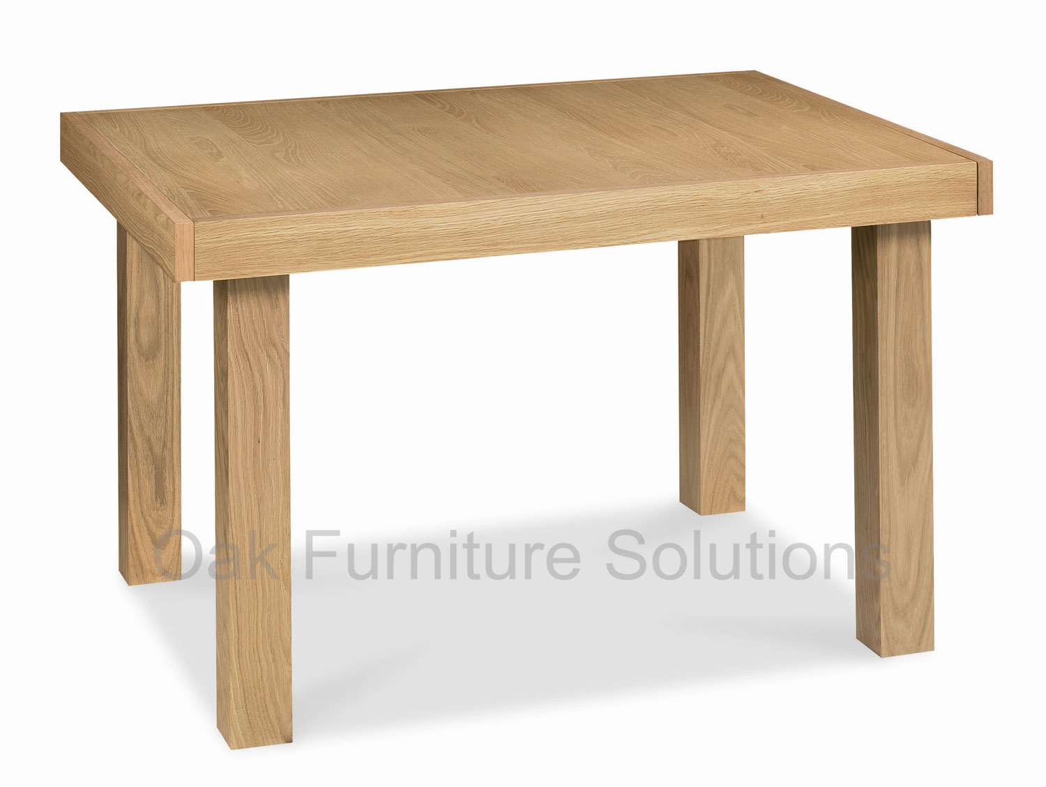 Oak 4-6 End Extension Dining Table