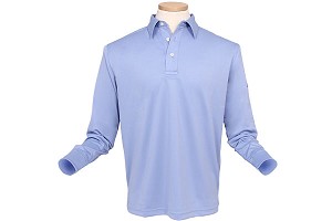 Oscar Jacobson Quick Dry Long-Sleeve Polo Shirt