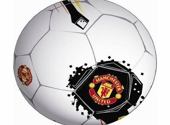 New Manchester United Mufc Supporters Football White Soccer Ball Size 5