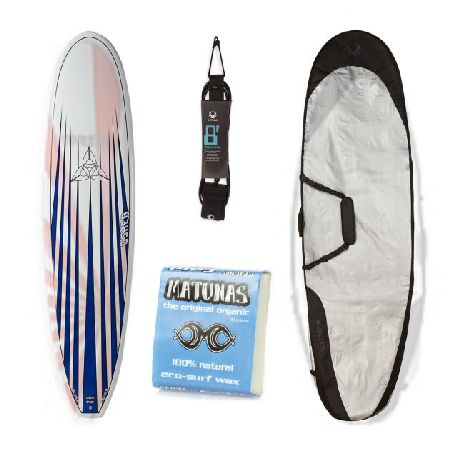 O`Shea Blue Stripe EPS Mini Mal Surfboard