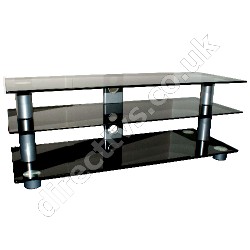 OSI Black Glass Contempory TV Stand Up To 50 Inch