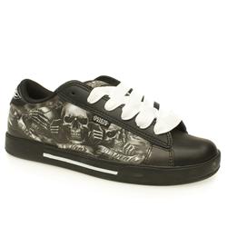 Male Abel Iii Leather Upper Fashion Large Sizes in Black and White, White and Black