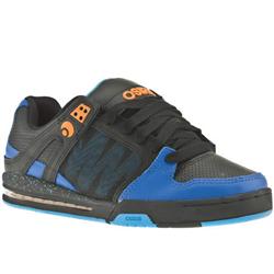 Male Pixel Leather Upper Fashion Large Sizes in Black and Blue