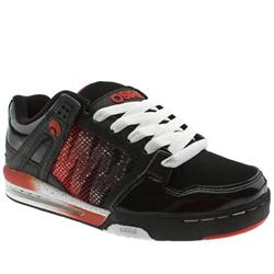 Osiris Male Pixel Manmade Upper Fashion Large Sizes in Black and Red