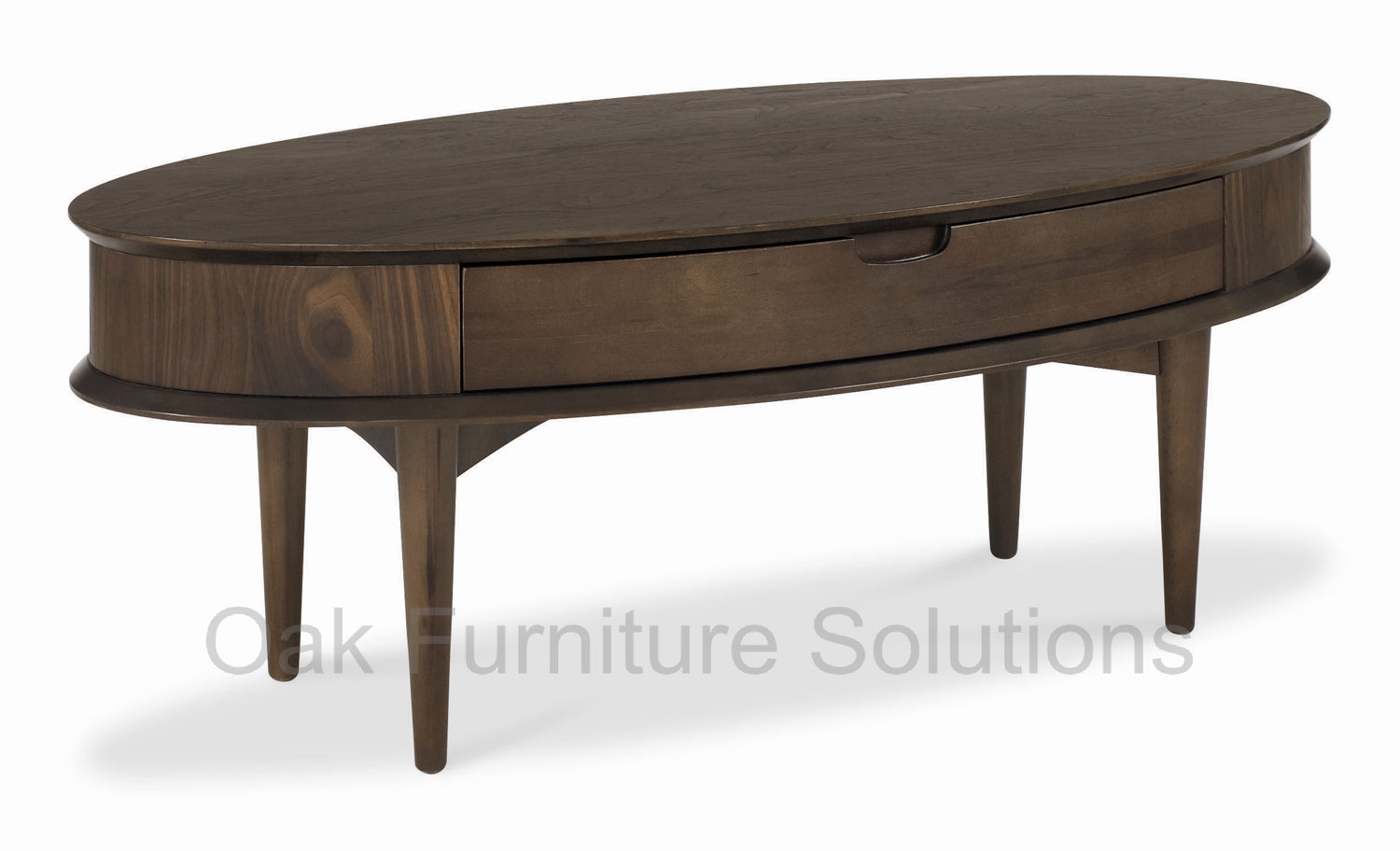 Walnut Coffee Table with Drawer