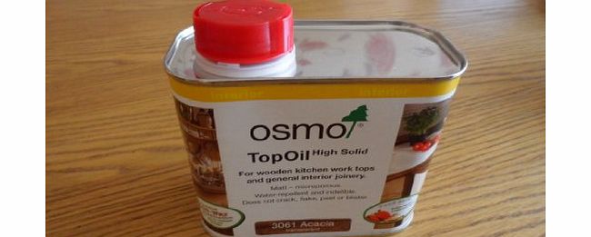 Osmo NEW Osmo Top Oil Acacia 3061 for Kitchen Worktops- 0.5ltr tin
