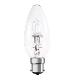 Halogen Energy Saver Candle Bulb 28w BC